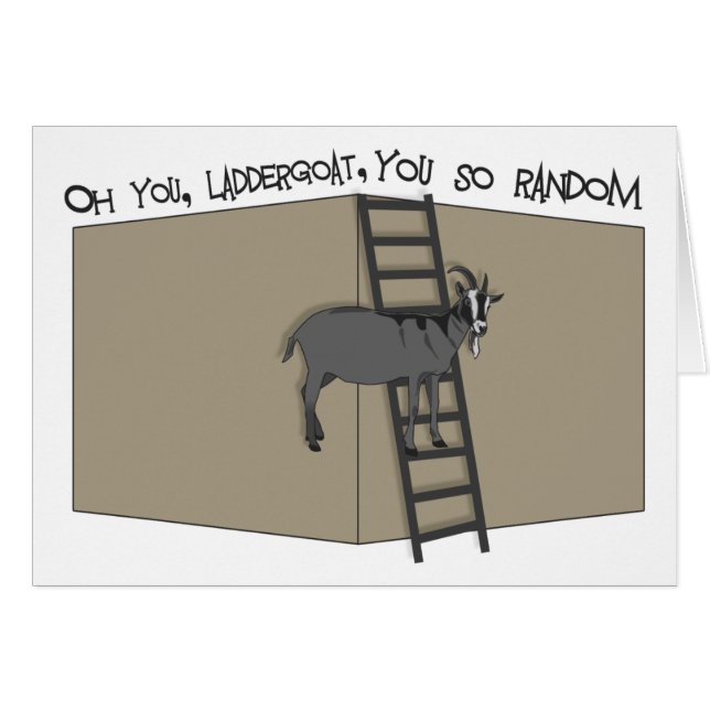 Oh, du, LadderGoat, du so zufällig (Vorderseite (Horizontal))