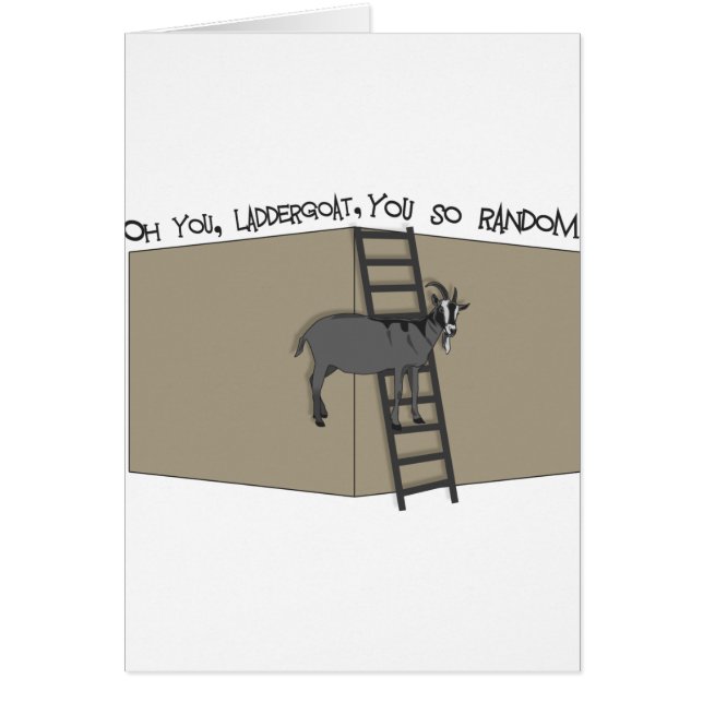 Oh, du, LadderGoat, du so zufällig (Vorne)