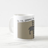 Oh, du, LadderGoat, du so zufällig Kaffeetasse (Vorderseite Links)