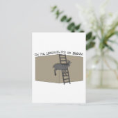 Oh, du, LadderGoat, du so zufällig Postkarte (Stehend Vorderseite)