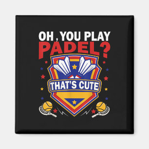 Oh, du spielst Padel? Probiere Badminton-Schläger Magnet