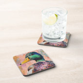 Oh, Duck! - Moderne Mallard Duck Art Untersetzer (Rechte Seite)