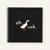 Oh Duck Notebook Notizblock (Vorderseite)
