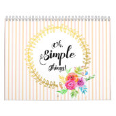 Oh, einfache Dinge! Kalender (Titelbild)