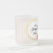 Oh, einfache Dinge! Mattglastasse (Mittel)