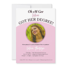 Oh eM Gee, sie got ihren Abschluss lustigen Abschl