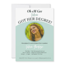 Oh eM Gee, sie got ihren Abschluss lustigen Abschl