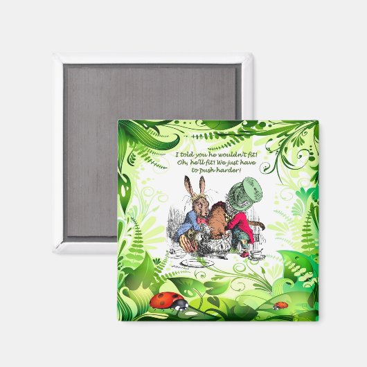 Oh, er wird passen! 1 magnet (Vorderseite/Rückseite)