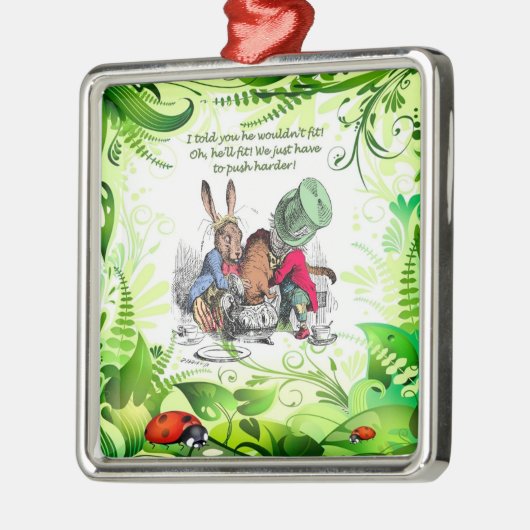 Oh, er wird passen! 1 ornament aus metall (Links)