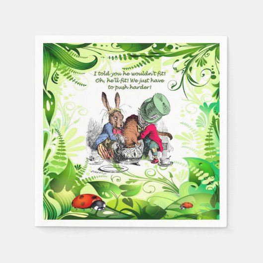 Oh, er wird passen! 1 serviette (Vorderseite)