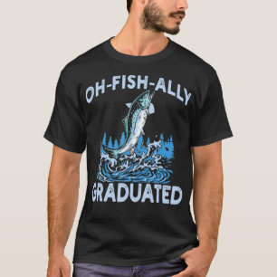 Oh Fisch Alleingraduiert 2021 Fischen Abschluss f T-Shirt