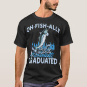 Oh Fisch Alleingraduiert 2021 Fischen Abschluss fü T-Shirt (Vorderseite)