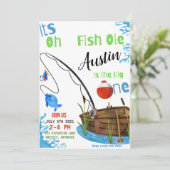 Oh FishOle Geburtstagskarte (Stehend Vorderseite)