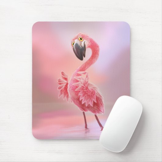 Oh, Flamingo! Mousepad (Mit Mouse)