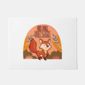 Oh For Fox Sake Cute and Funny Fox Fußmatte (Vorderseite)