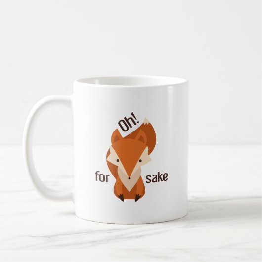 Oh For Fox Sake Kaffeetasse (Links)
