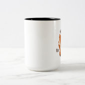 Oh For Fox Sake Zweifarbige Tasse (Mittel)