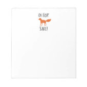 Oh, Fox Sake! 2 Notizblock (Vorderseite)