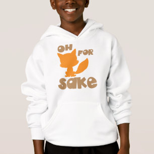 Oh, Fox Sake, Fox Silhouette, Woodland Animal. Hoodie