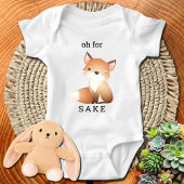 Oh, Fox Sake Niedliche Baby Bodysuit Baby Strampler