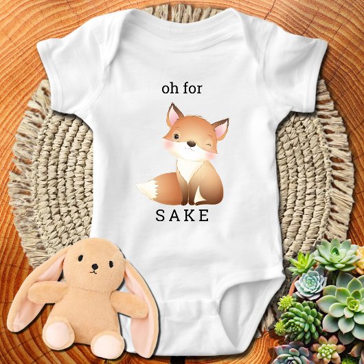 Oh, Fox Sake Niedliche Baby Bodysuit Baby Strampler
