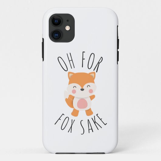 Oh, Fox Sake Square Case-Mate iPhone Hülle (Rückseite)