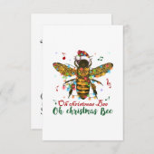 Oh frohe Weihnachtsbäume Geschenke Begleitkarte (Vorne/Hinten)