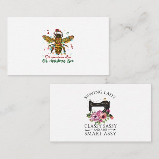 Oh frohe Weihnachtsbäume Geschenke Begleitkarte (Vorne/Hinten)