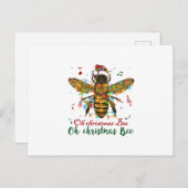 Oh frohe Weihnachtsbäume Geschenke Feiertagspostkarte (Vorne/Hinten)