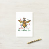 Oh Frohe Weihnachtsbäume Geschenke Post-it Klebezettel (Auf Schreibtisch)