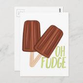 Oh Fudge Postkarte (Vorne/Hinten)