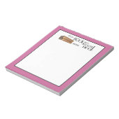 Oh für ein Buch und einen schattigen Winkel Notizblock (Rotiert)