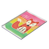 Oh für Fox-Grund-Aquarell-Streifen Notizblock (Linke Seite)