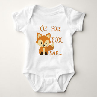 Oh für Fox-Grund Baby Strampler