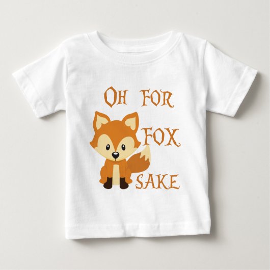 Oh für Fox-Grund Baby T-shirt (Vorderseite)