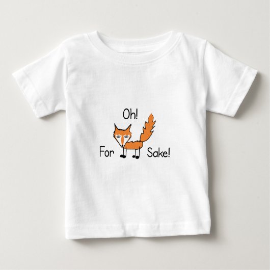 Oh! Für Fox-Grund! Baby T-shirt (Vorderseite)