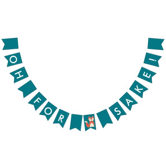 Oh, für Fox-Grund-Geburtstag Wimpelkette (Alle)