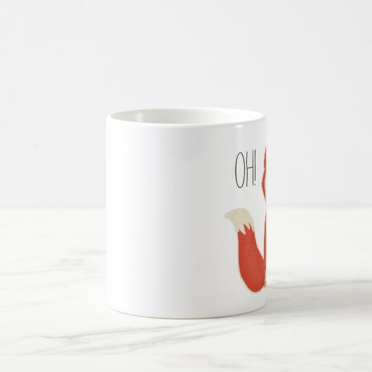 Oh! Für Fox-Grund Kaffeetasse (Mittel)