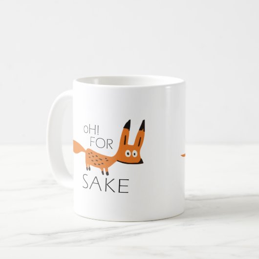 Oh für Fox-Grund! Tasse (Vorderseite Links)
