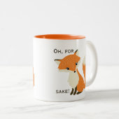 Oh, für Fox-Grund Zweifarbige Tasse (VorderseiteRechts)