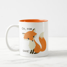 Oh, für Fox-Grund Zweifarbige Tasse