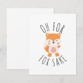 Oh für Fox Sake (Vorne/Hinten)