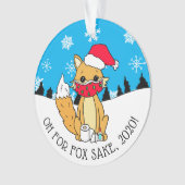 Oh für Fox Sake, 2020, Weihnachten Ornament (Vorderseite)
