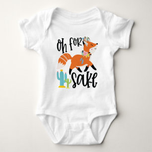 Oh für FOX Sake Baby Strampler