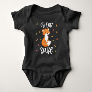 Oh für FOX Sake Baby Strampler