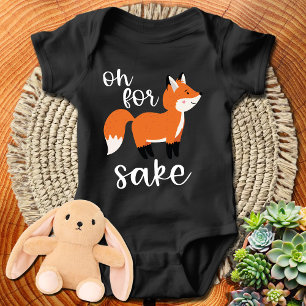 Oh für FOX Sake Baby Strampler