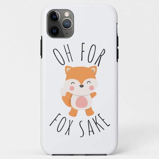 Oh für Fox Sake Case-Mate iPhone Hülle (Rückseite)