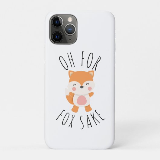 Oh für Fox Sake Case-Mate iPhone Hülle (Rückseite)
