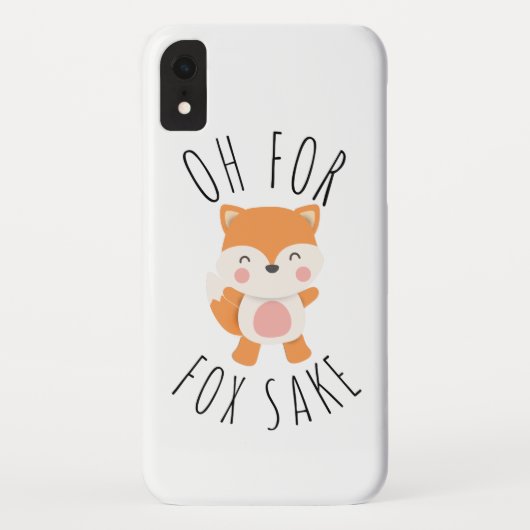 Oh für Fox Sake Case-Mate iPhone Hülle (Rückseite)