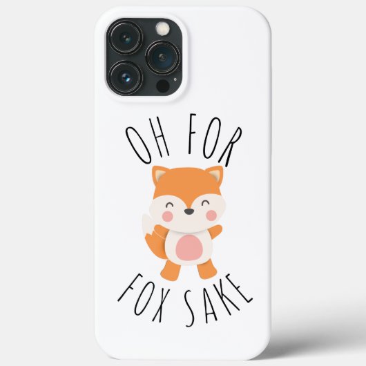 Oh für Fox Sake Case-Mate iPhone Hülle (Rückseite)